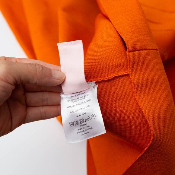 SIMKHAI Louella Midi Dress in Orange - Picture 11 of 11